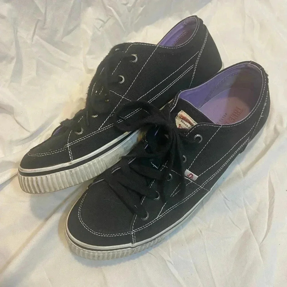 Men's TRUE RELIGION Shoes, black,  Size 13,